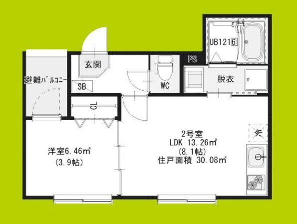 ラ・カーサ大阪の物件間取画像